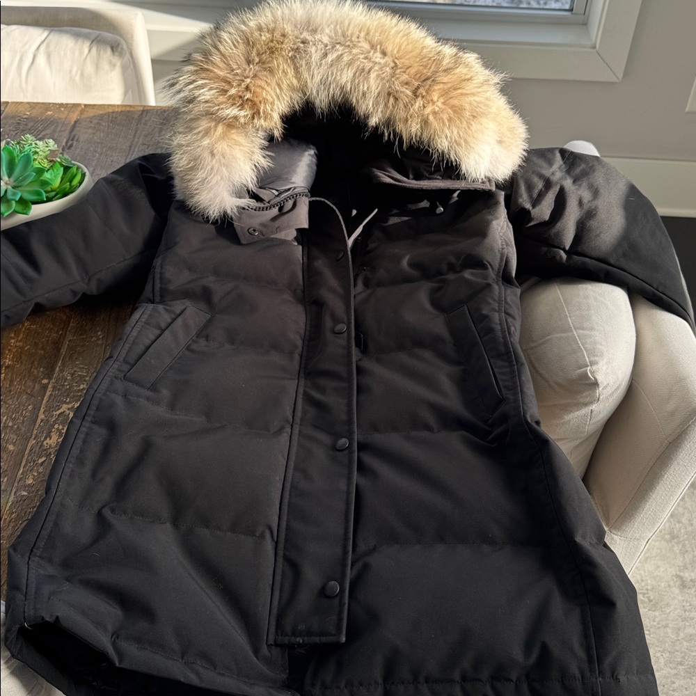 CANADA GOOSE Shelburne Parka Black Label REAL FUR
